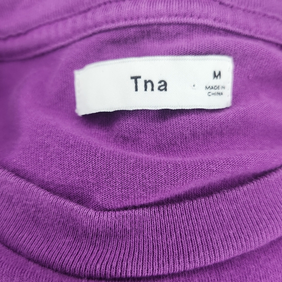 ARITZIA TNA Purple Crop Top- Medium - Picture 4 of 4